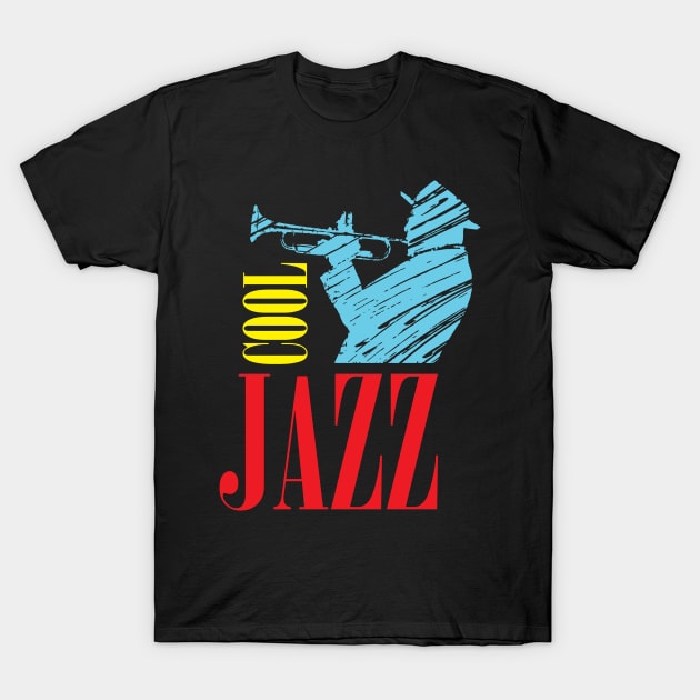 Cool Jazz Colorful Jazz Theme T-Shirt by jazzworldquest